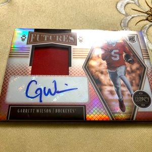 2022 Panini Legacy Football Futures Rookie Patch Auto Garrett Wilson #86/99